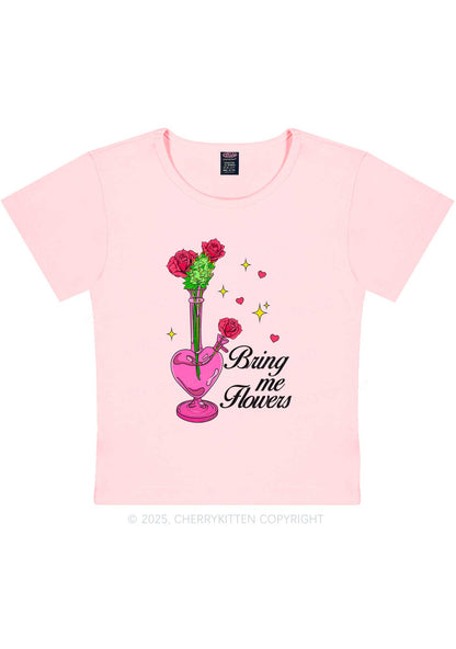 Bring Me Flowers Y2K Baby Tee Cherrykitten