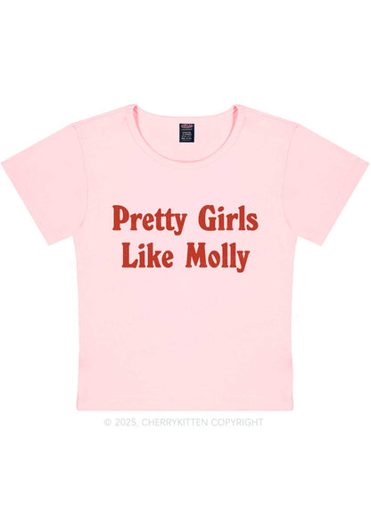 Pretty Girls Like Molly Y2K Baby Tee Cherrykitten