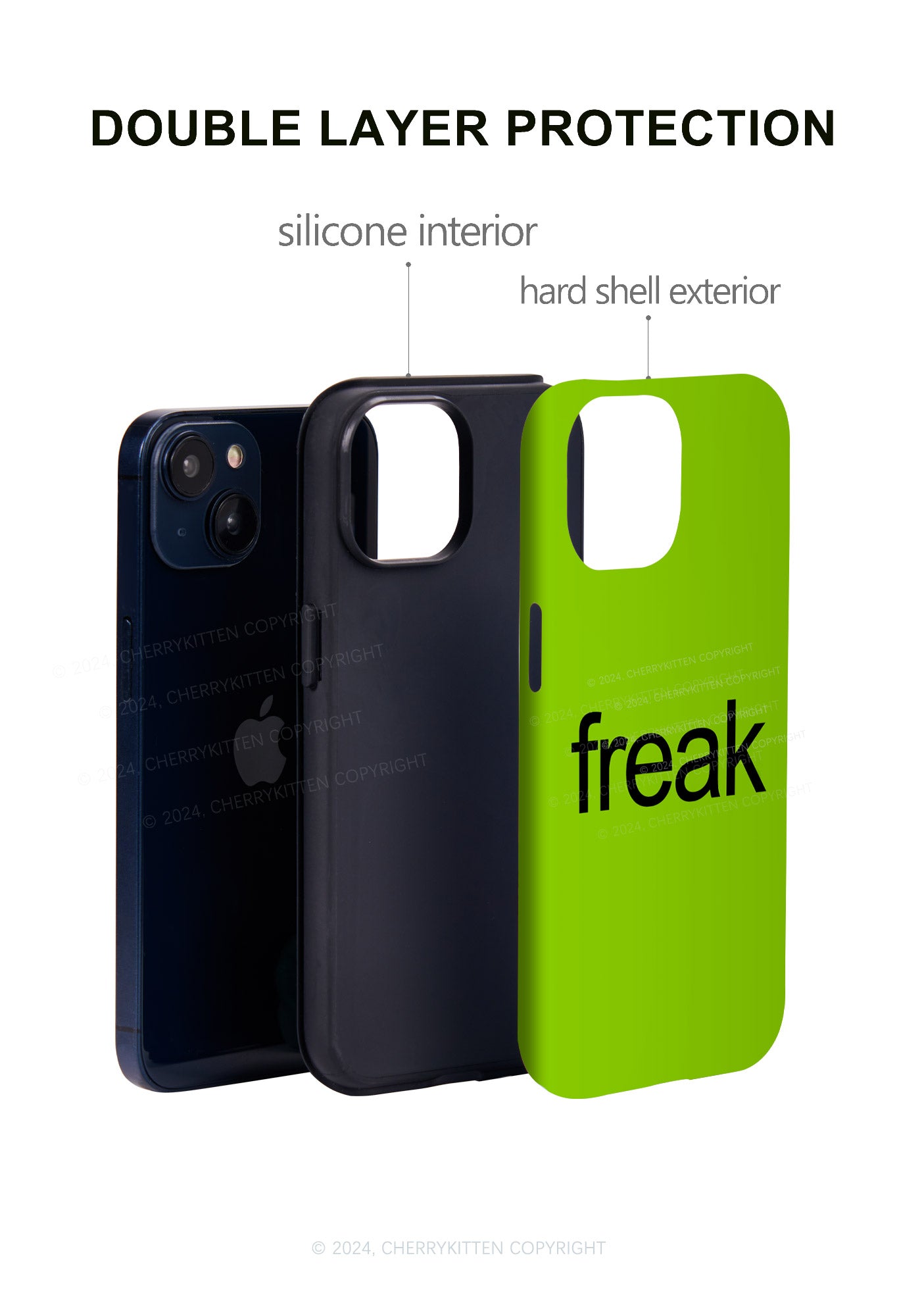 Green Freak Y2K Phone Case Cherrykitten