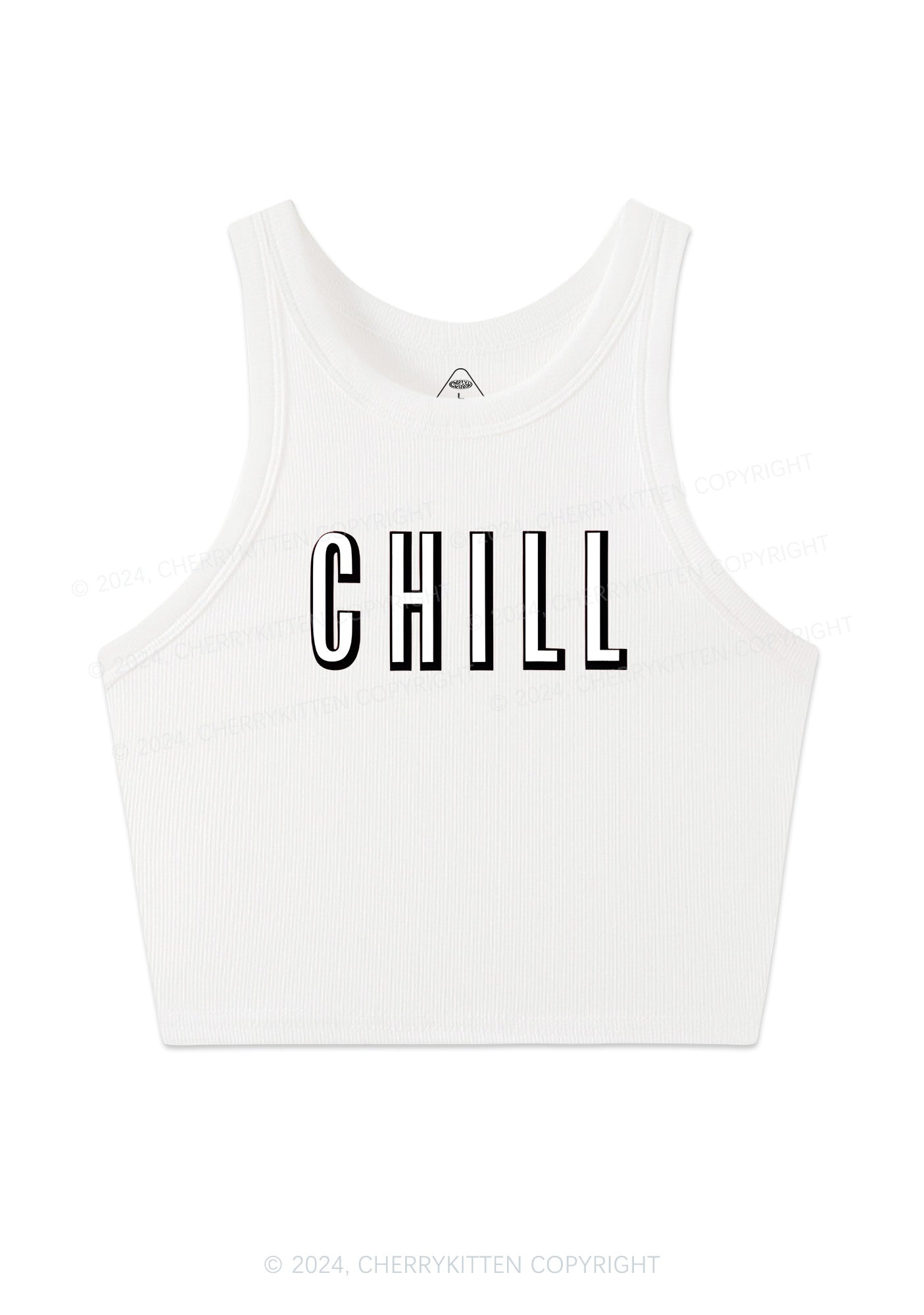 Big Chill Y2K Valentine's Day Crop Tank Top Cherrykitten