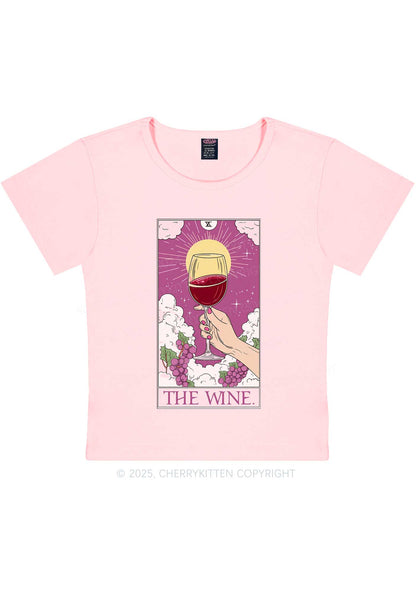 The Wine Y2K Baby Tee Cherrykitten