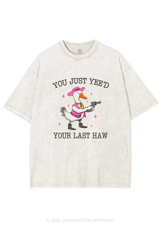 You Just Yeed Goose Y2K Washed Tee Cherrykitten