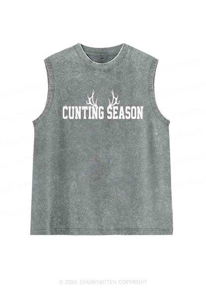 Cunting Season Y2K Washed Tank Cherrykitten