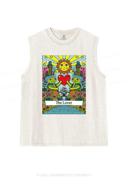 The Lover Frog Y2K Washed Tank Cherrykitten