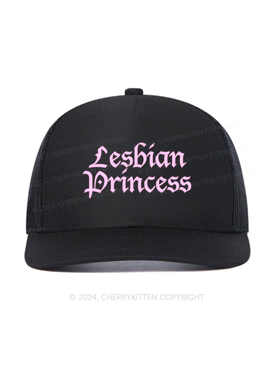 Lesbian Princess Y2K Trucker Mesh Hat Cherrykitten