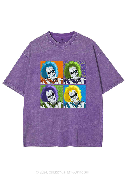 Halloween Juice Pop Y2K Washed Tee Cherrykitten