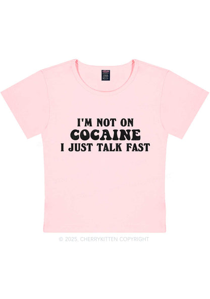 Im Not On Cola Y2K Baby Tee Cherrykitten