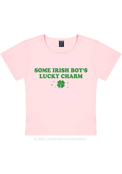 Irish Boys Lucky Charm St Patricks Y2K Baby Tee Cherrykitten