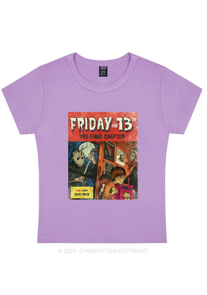 Halloween Friday Final Chapter Y2K Baby Tee Cherrykitten