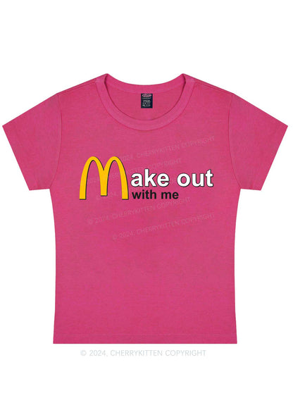 Make Out With Me Y2K Baby Tee Cherrykitten