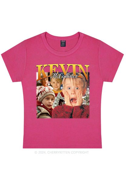 Christmas Kevin Alone Y2K Baby Tee Cherrykitten