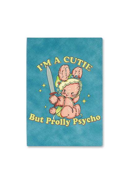 Cutie But Prolly Psycho Y2K Notebook Cherrykitten