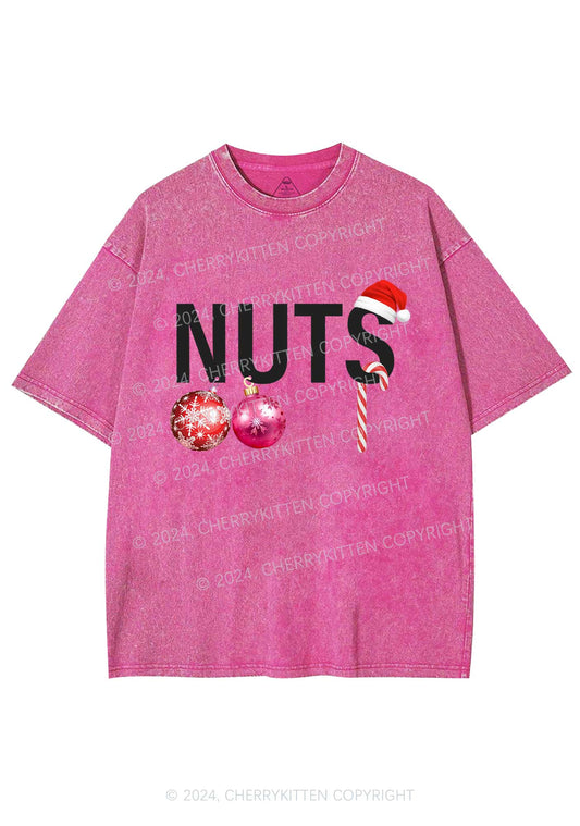 Christmas Nuts Y2K Washed Tee Cherrykitten