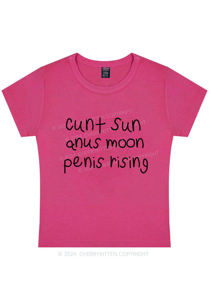 Curvy Count Sun Y2K Baby Tee Cherrykitten