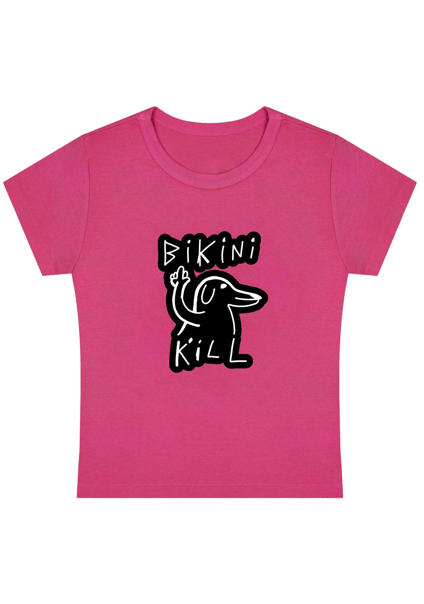 Curvy Bikini Kill Baby Tee