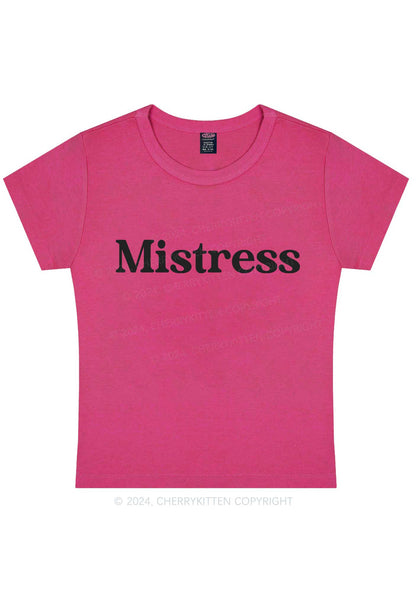 Mistress Y2K Baby Tee Cherrykitten