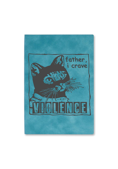 Father I Crave Violence Y2K Notebook Cherrykitten