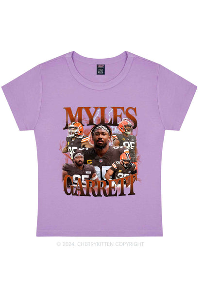 Red Myles Y2K Super Bowl Baby Tee Cherrykitten