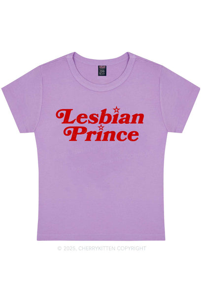 Lesbian Prince Y2K Baby Tee Cherrykitten