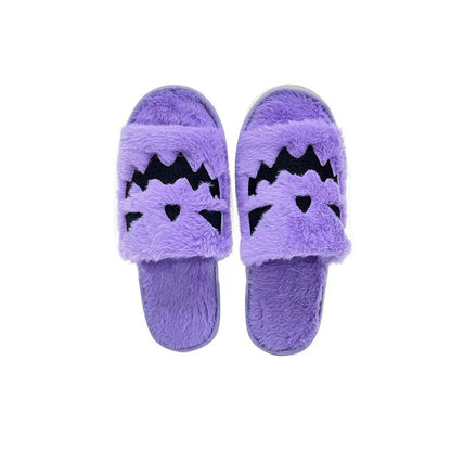 Halloween Y2K Pumpkin Plush Slippers