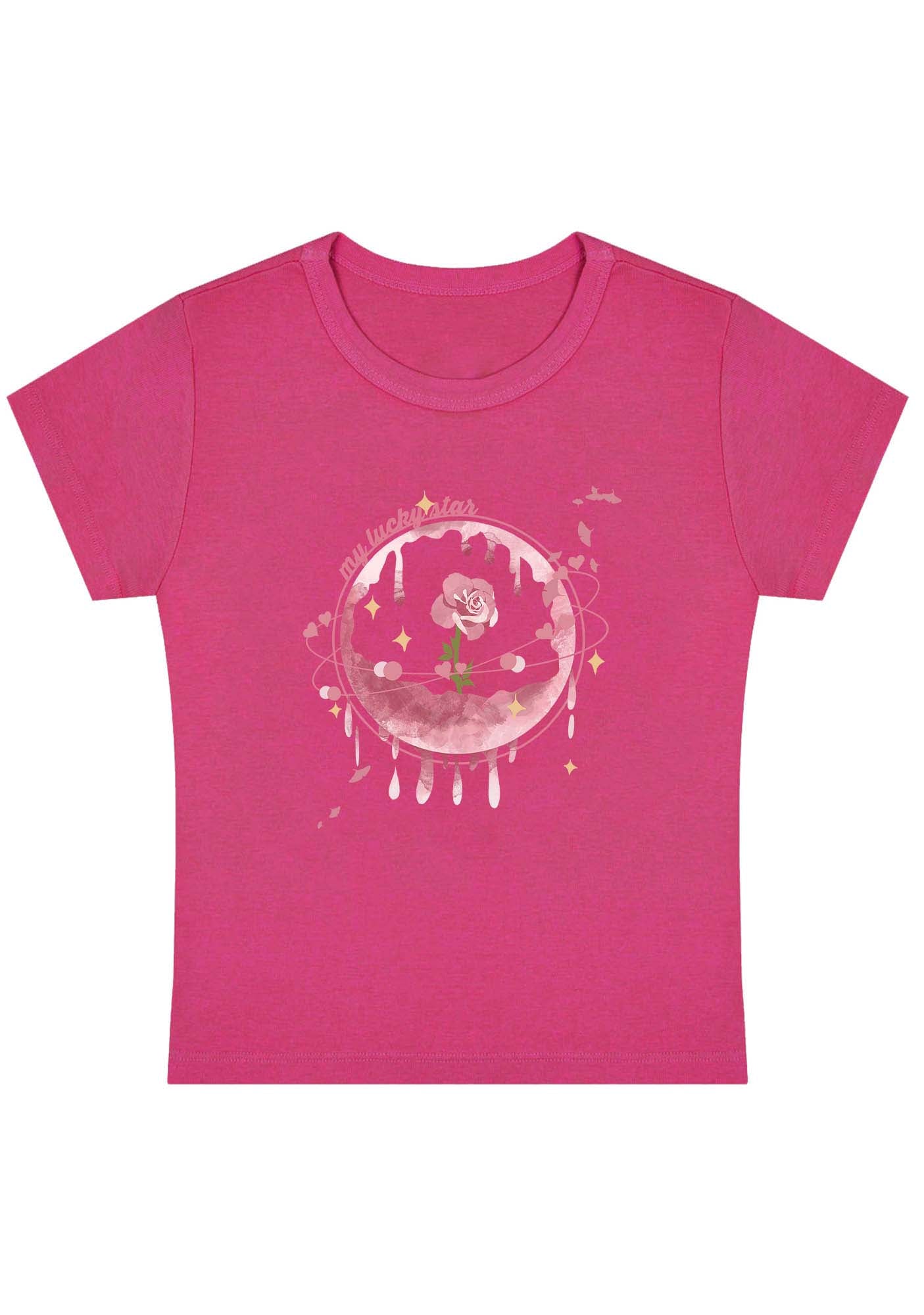 Curvy My Lucky Star Baby Tee