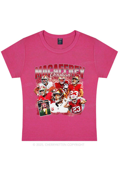 Red Christian Y2K Super Bowl Baby Tee Cherrykitten