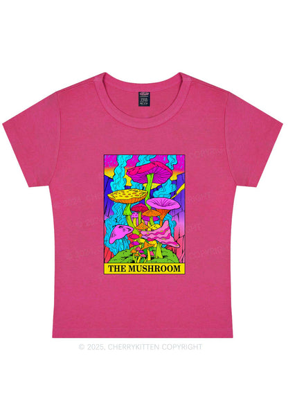 The Mushroom Y2K Baby Tee Cherrykitten