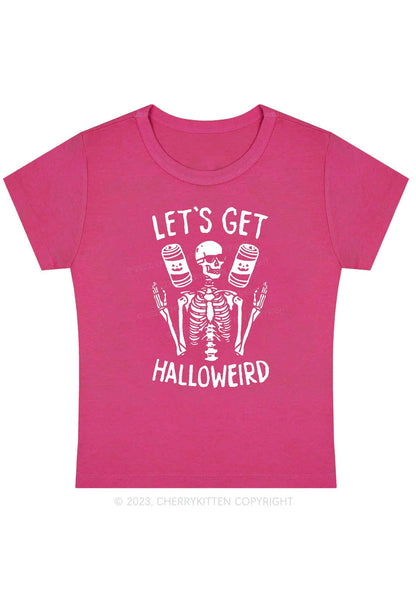 Let's Get Halloweird Halloween Baby Tee Cherrykitten