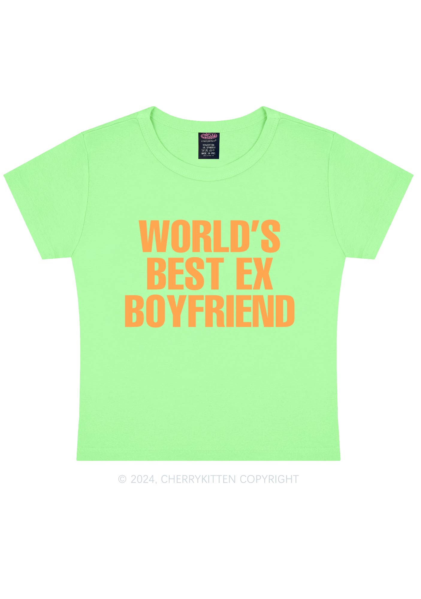 Best Ex Boyfriend Y2K Baby Tee Cherrykitten