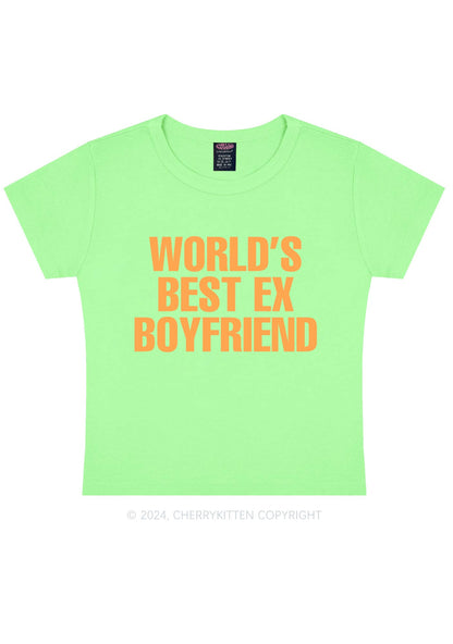 Best Ex Boyfriend Y2K Baby Tee Cherrykitten