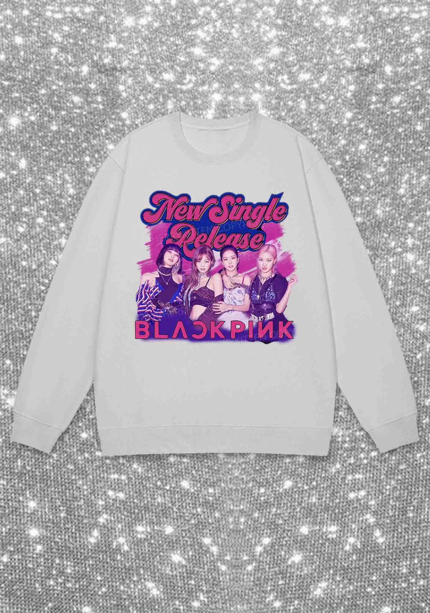 BP New Single Release Kpop Y2K Sweatshirt Cherrykitten