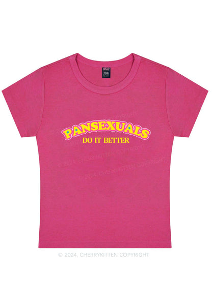 Curvy Pansexuals Do It Better Y2K Baby Tee Cherrykitten