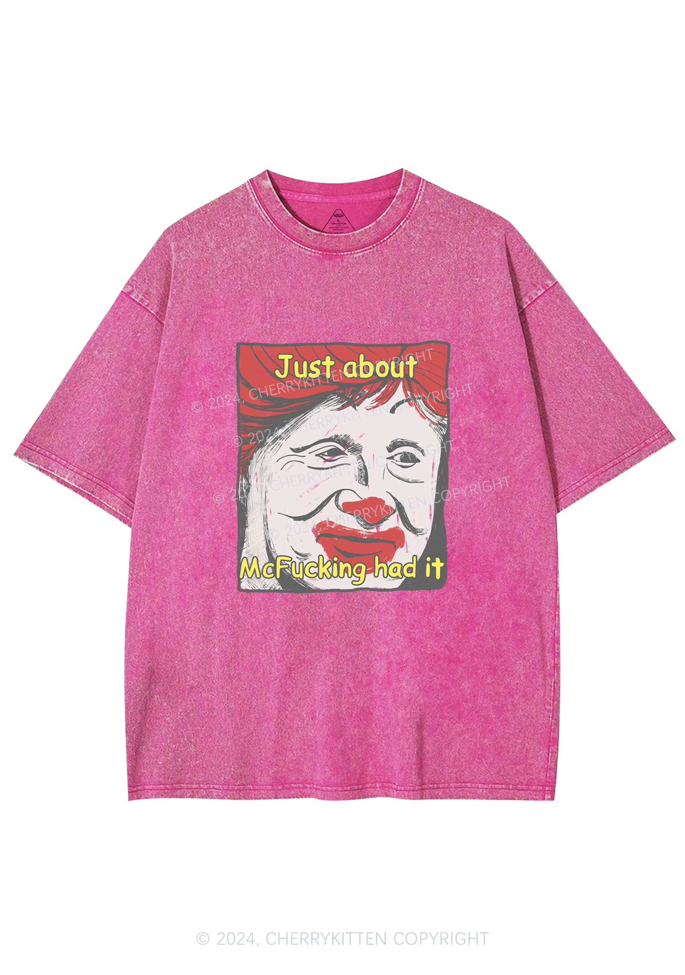 Just About Mc Had It Y2K Washed Tee Cherrykitten