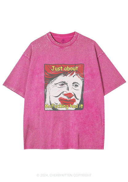 Just About Mc Had It Y2K Washed Tee Cherrykitten