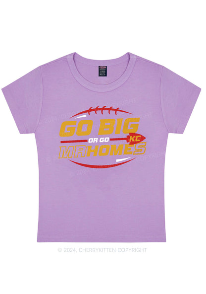 Go Big Y2K Super Bowl Baby Tee Cherrykitten