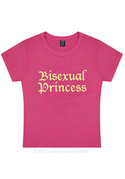 Curvy Bisexual Princess Y2K Baby Tee Cherrykitten