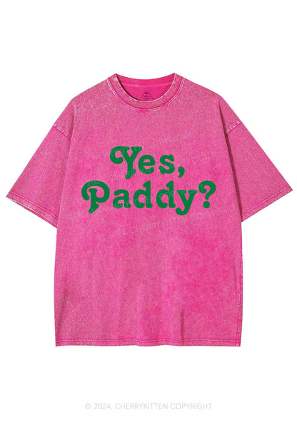 Yes Paddy St Patricks Y2K Washed Tee Cherrykitten