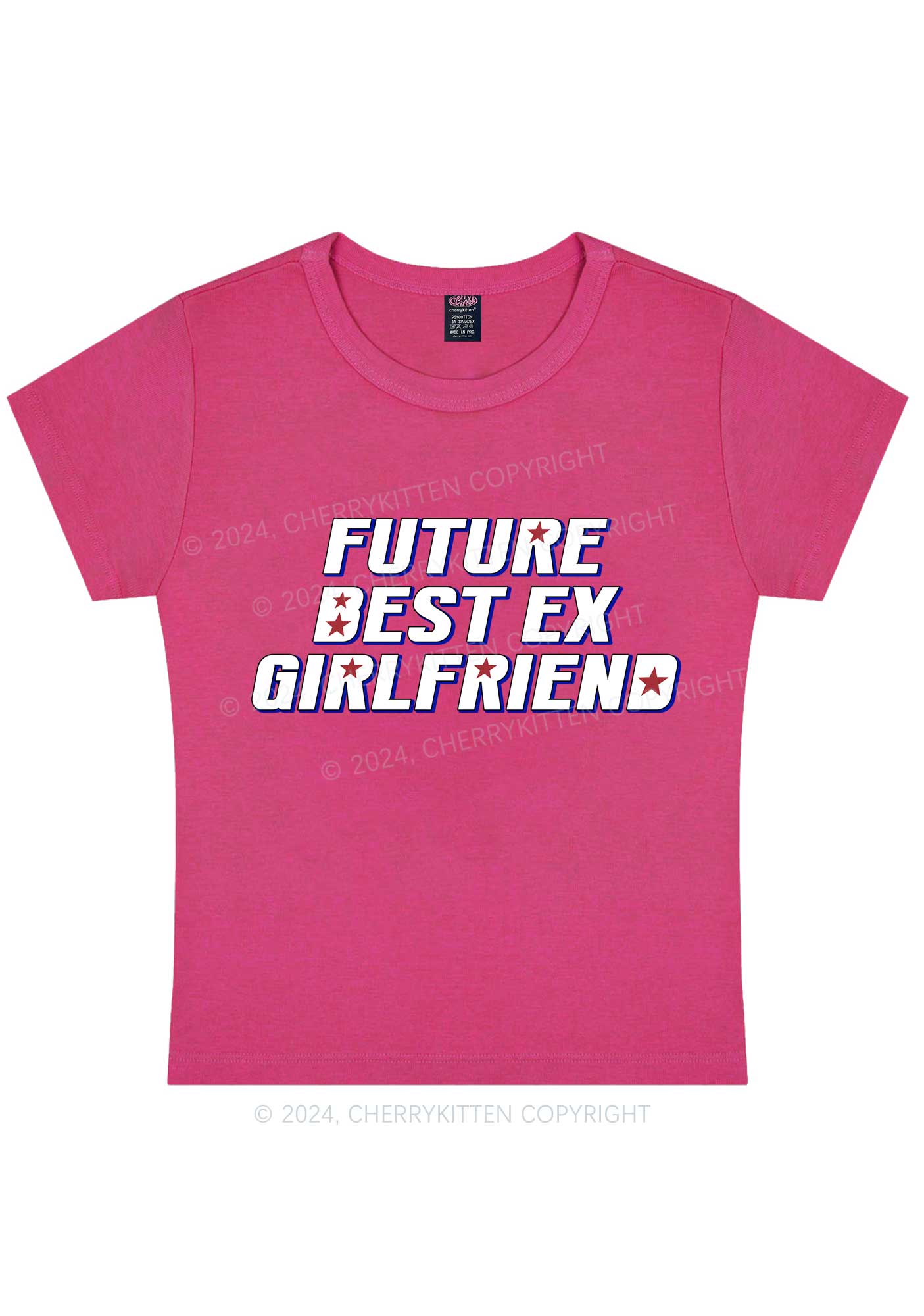 Future Best Ex GF Y2K Baby Tee Cherrykitten