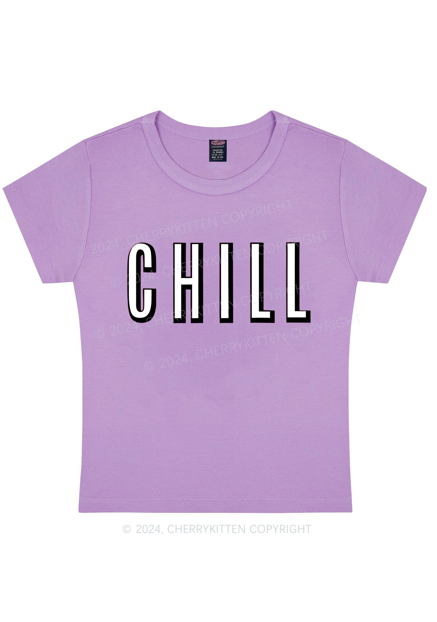 Big Chill Y2K Valentine's Day Baby Tee Cherrykitten