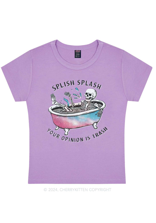 Halloween Splish Splash Y2K Baby Tee Cherrykitten