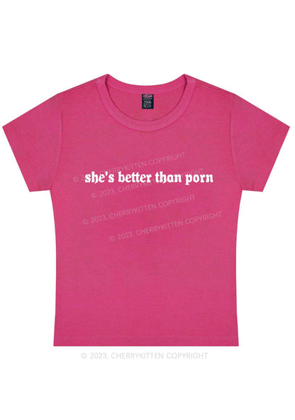 Curvy She's Better Than Pxrn Y2K Baby Tee Cherrykitten