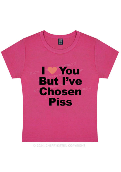 I've Chosen Piss Y2K Baby Tee Cherrykitten