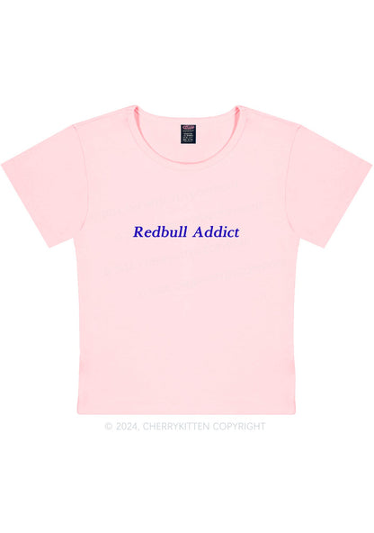 Redbull Addict Y2K Baby Tee Cherrykitten