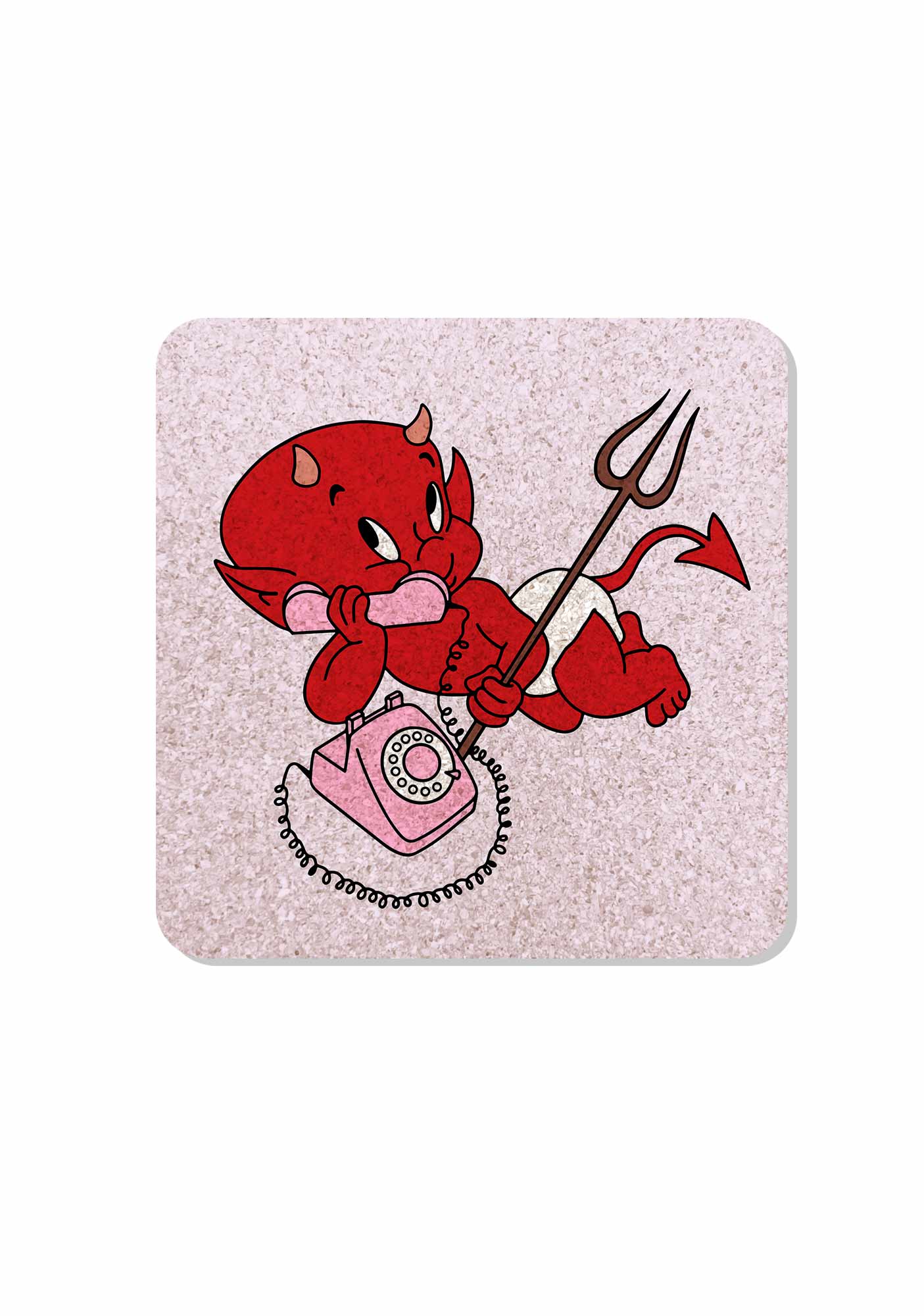 Little Devil Y2K Cork Coaster Cherrykitten