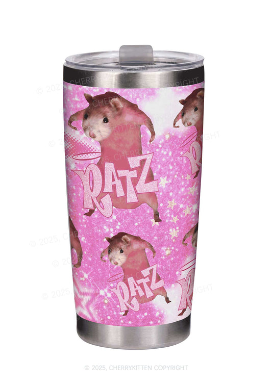 Pink Ratz Y2K Stainless Steel Tumbler Cherrykitten