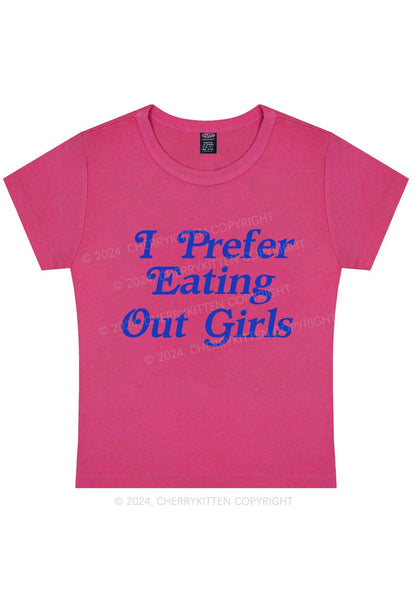 Eating Out Girls Y2K Baby Tee Cherrykitten