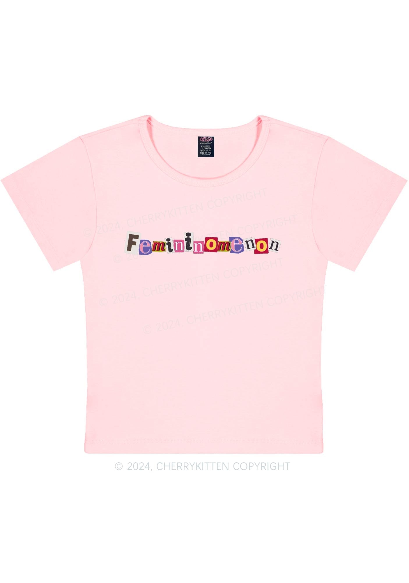 Femininomenon Y2K Baby Tee Cherrykitten