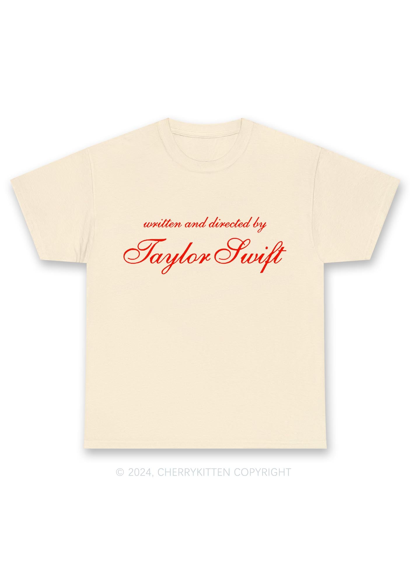 Written And Directed By TS Y2K Chunky Shirt Cherrykitten