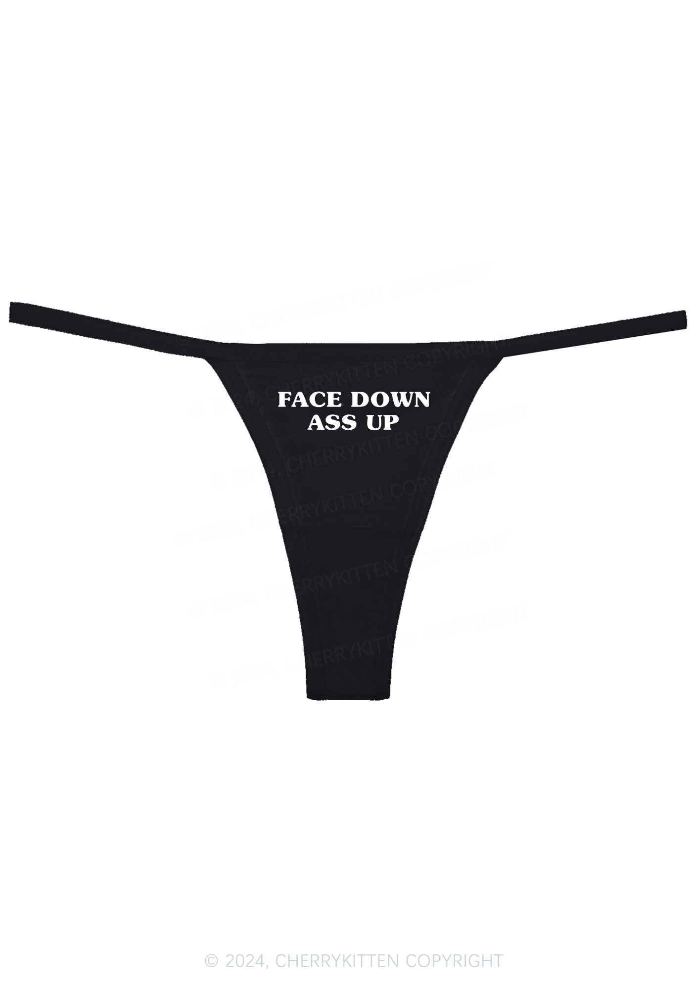 Face Down Y2K Flat String Thong Cherrykitten