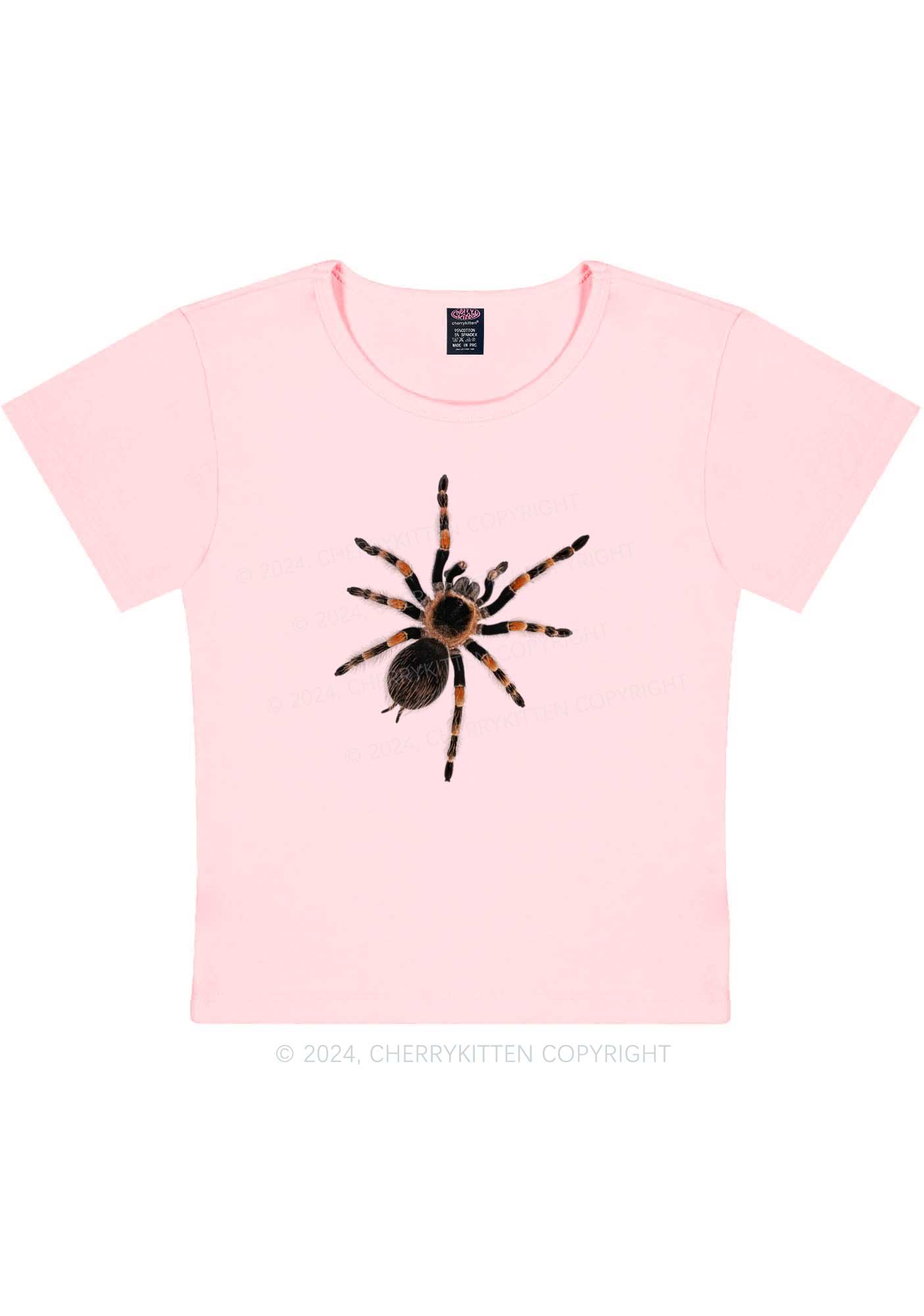 Mexican Red Knee Tarantula Y2K Baby Tee Cherrykitten